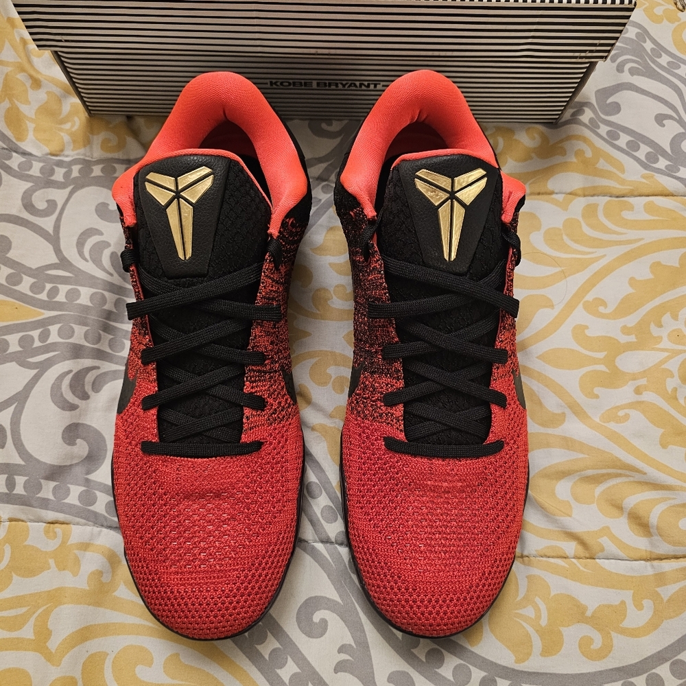 Nike Kobe Bryant Red and Black Men's Shoes